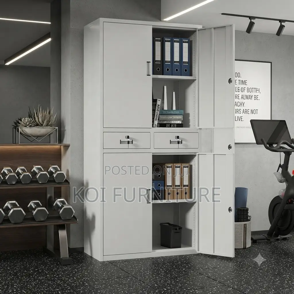 Office Cabinet; Four Doors Steel Files and Document Cabinet