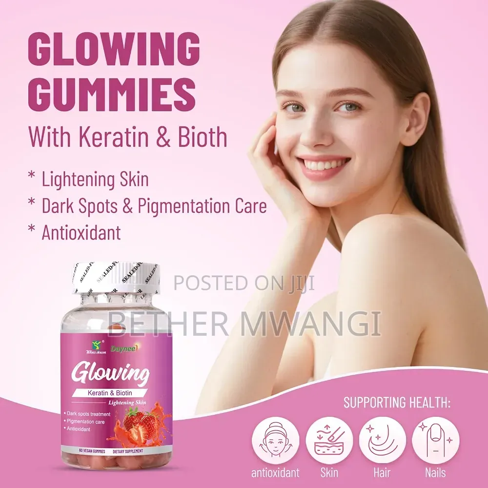 Skin Glowing Gummies, With Keratin Biotion in Kenya