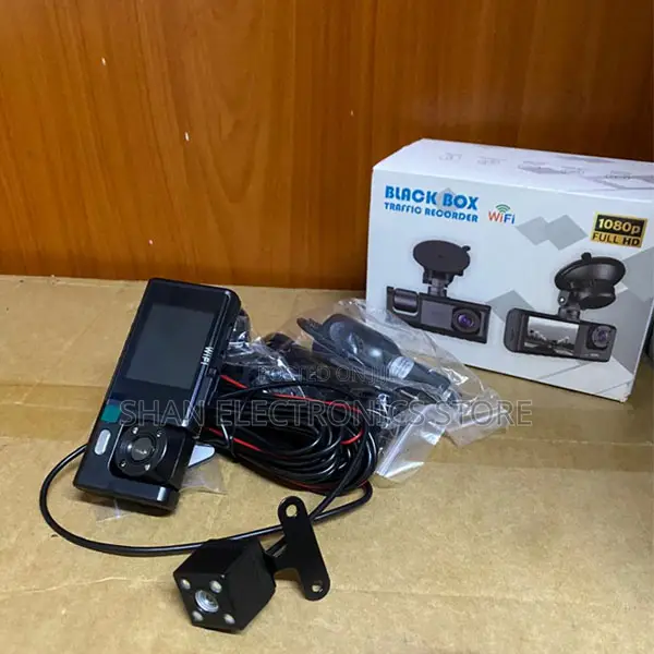 Split Screen Display1080P Three Cam Car DVR Black Box Driving Recorder