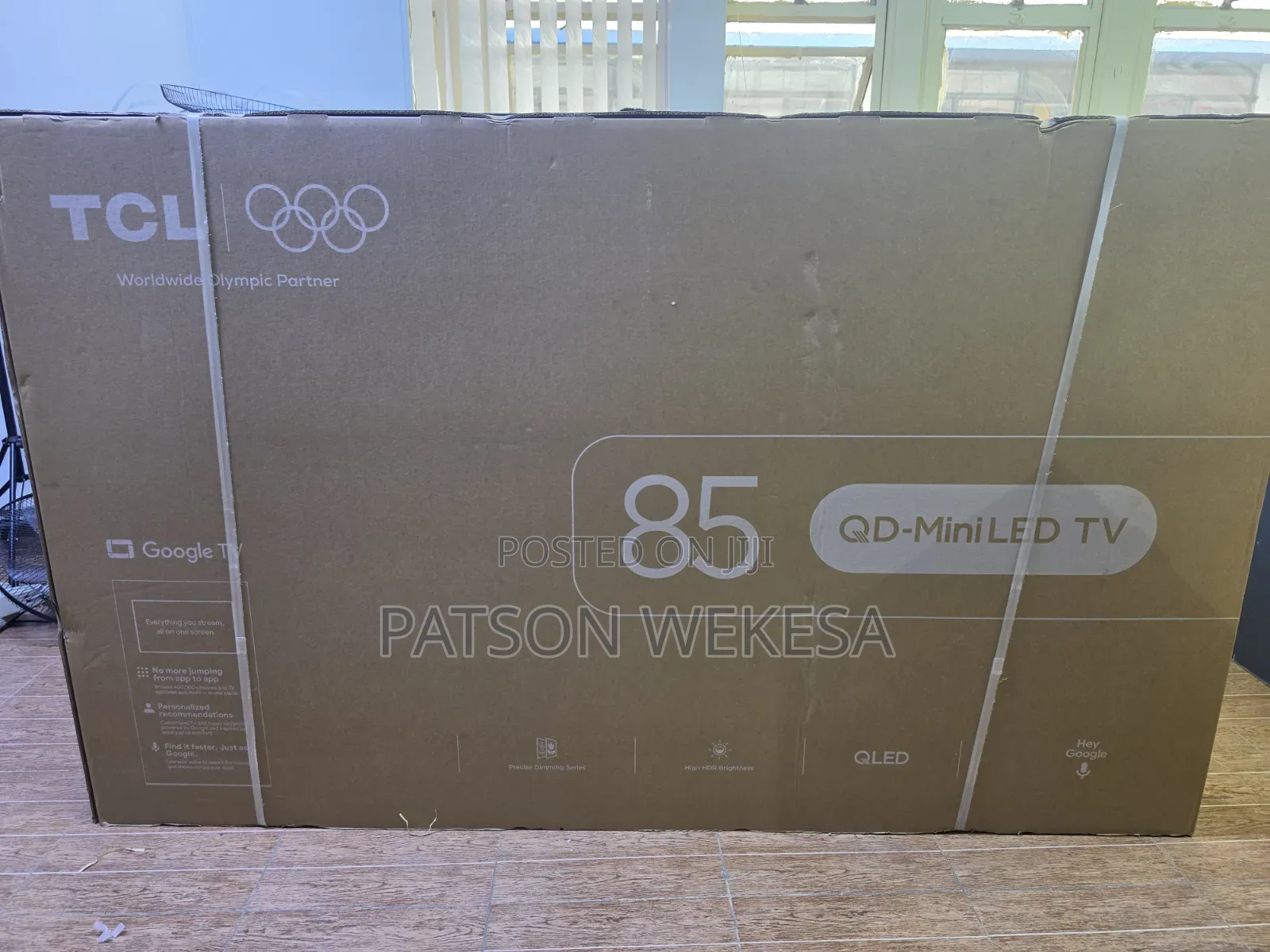 TCL 85c6k 85 Inch Premium Qd-Mini Led TV Onkyo Google TV Uhd 144hz