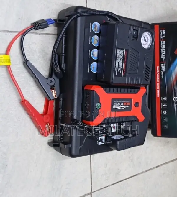 Car Jump Starter Emergency Power Bank With USB Charging