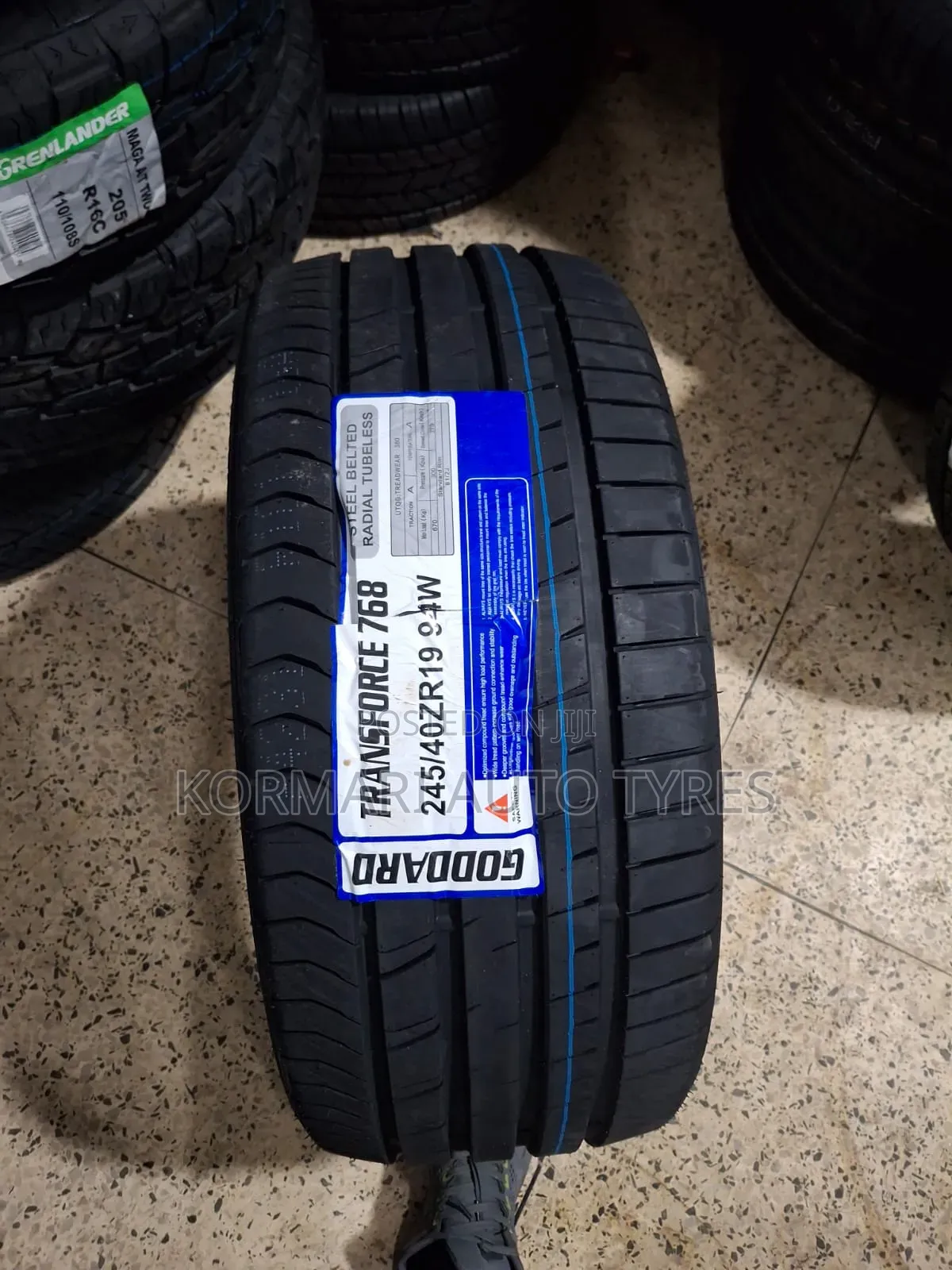 245/40r19 Goddard Tyre