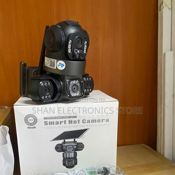 4g Triple Lens Solar CCTV Cam360° Full-Color Night Vision
