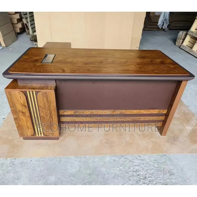 Executive Desk . 1.6m New Modern With Extension Drawers