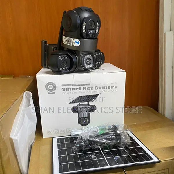 4g 6mp Triple Lens Solar PTZ Camera All-Weather Security Camera