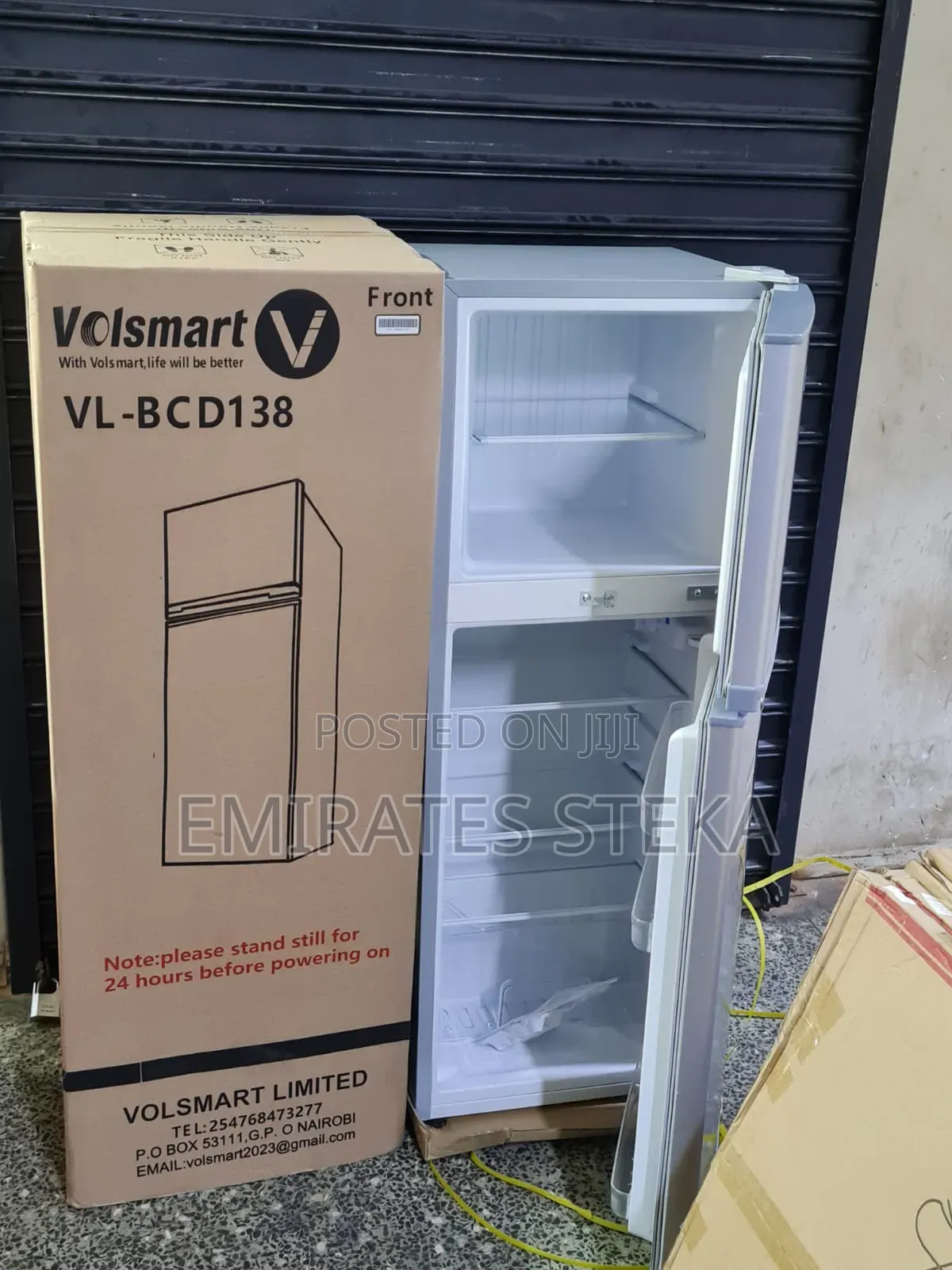 VOLSMART 138L Fridge Direct Cool, Double Door