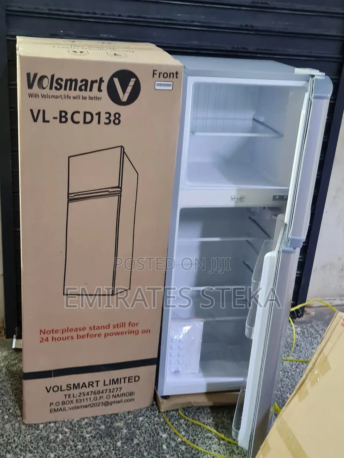 VOLSMART 138L Fridge Direct Cool, Double Door
