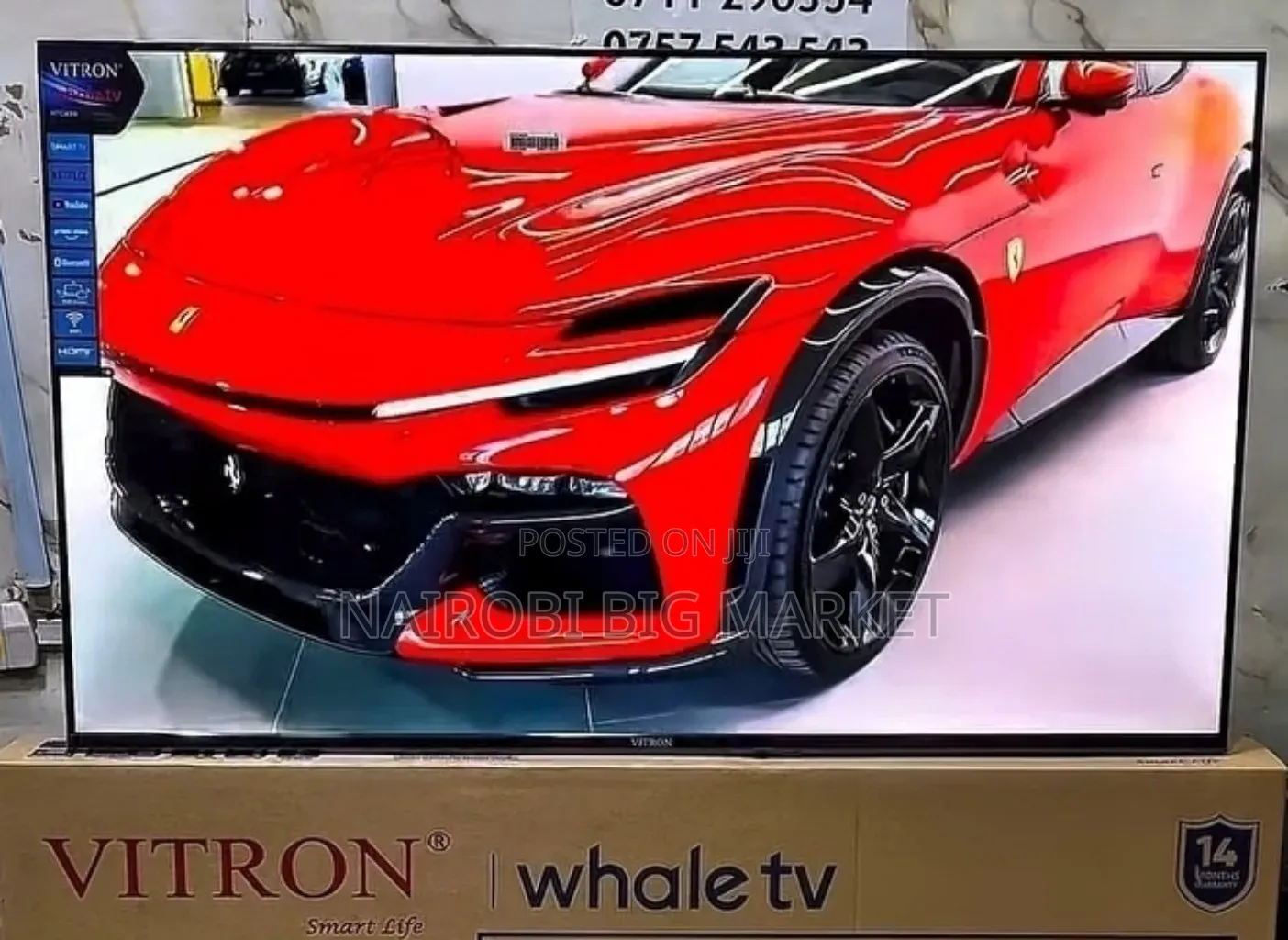 Bluetooth Enabled Vitron Whale 43 Inch Full Hd