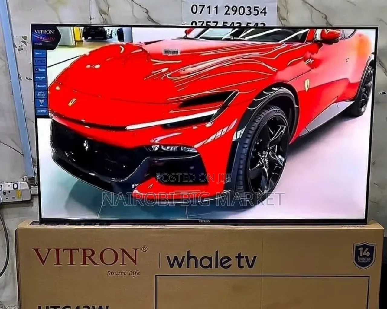 Bluetooth Enabled Vitron Whale 43 Inch Full Hd