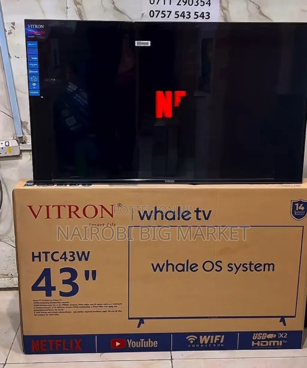 Vitron Whale 43 Inch Full Hd With Optical Audio Out