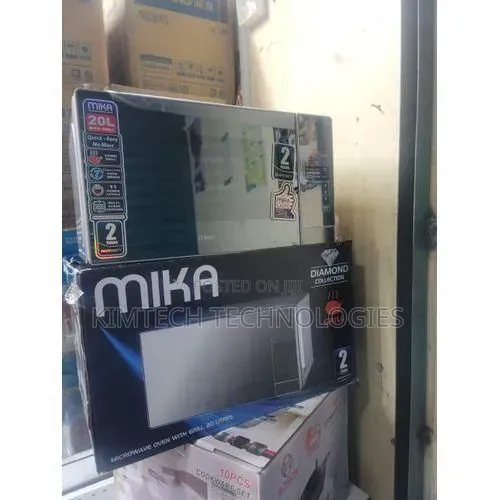 Mika Microwave Oven Grill 20ltr With 1000w Grill Silver