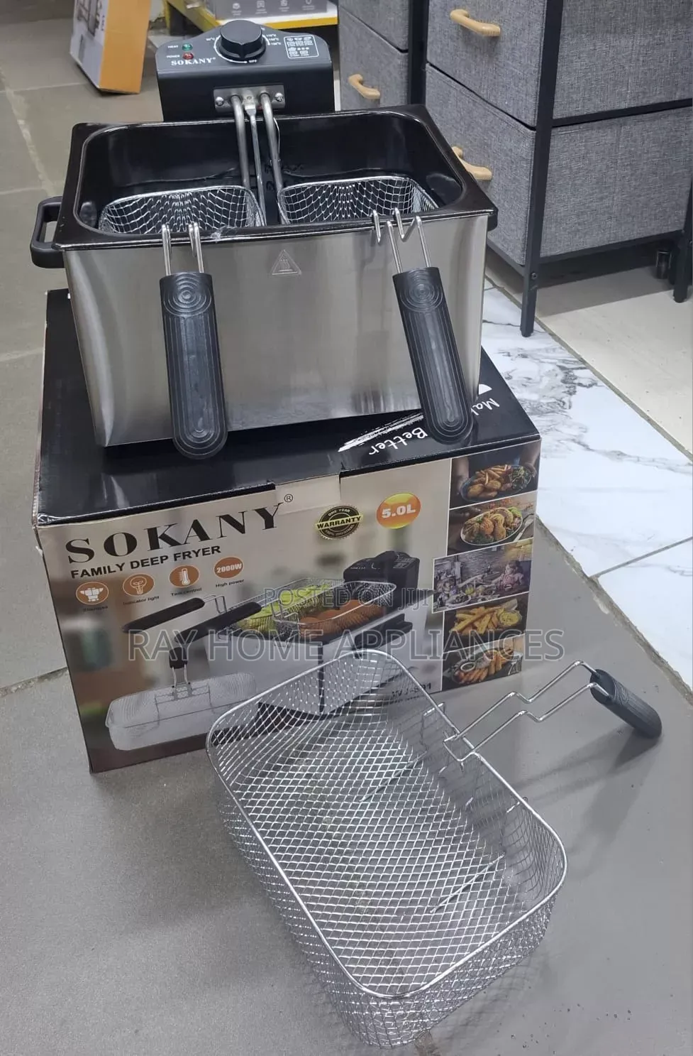 Sokany Family Deep Fryer 5L
Wj_801