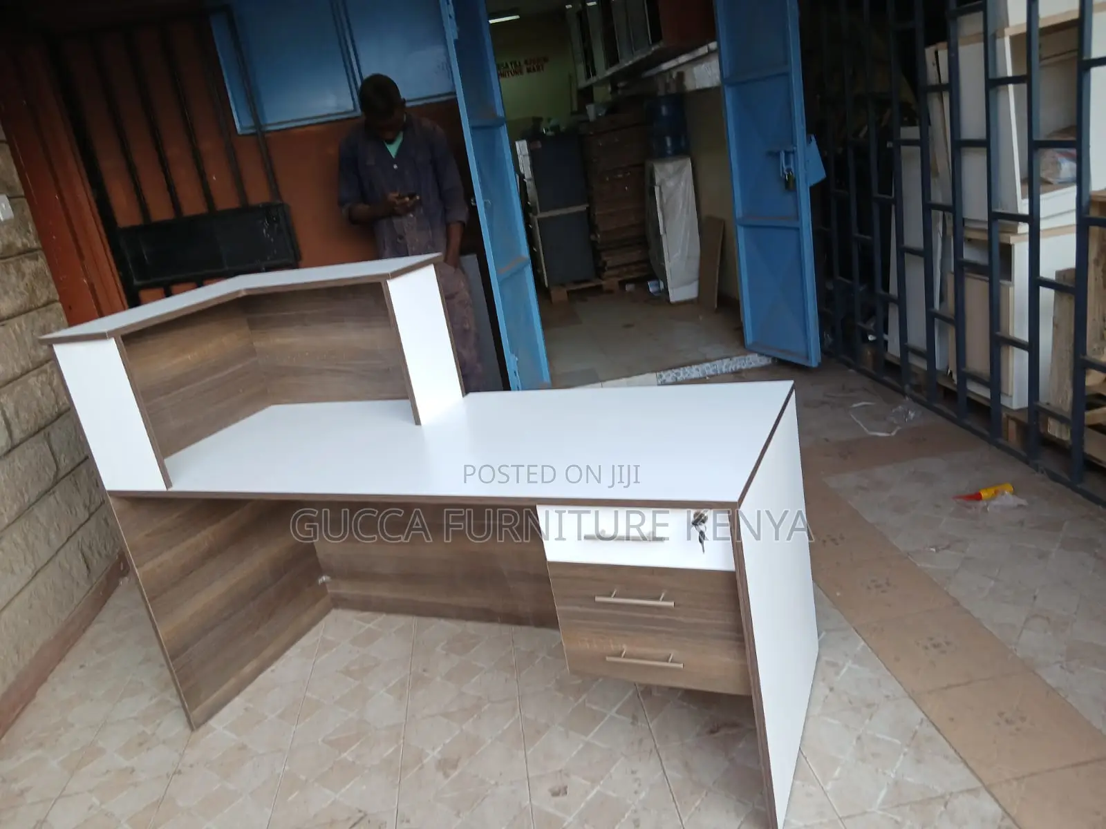 Customized Front Office Reception Desk-120cm