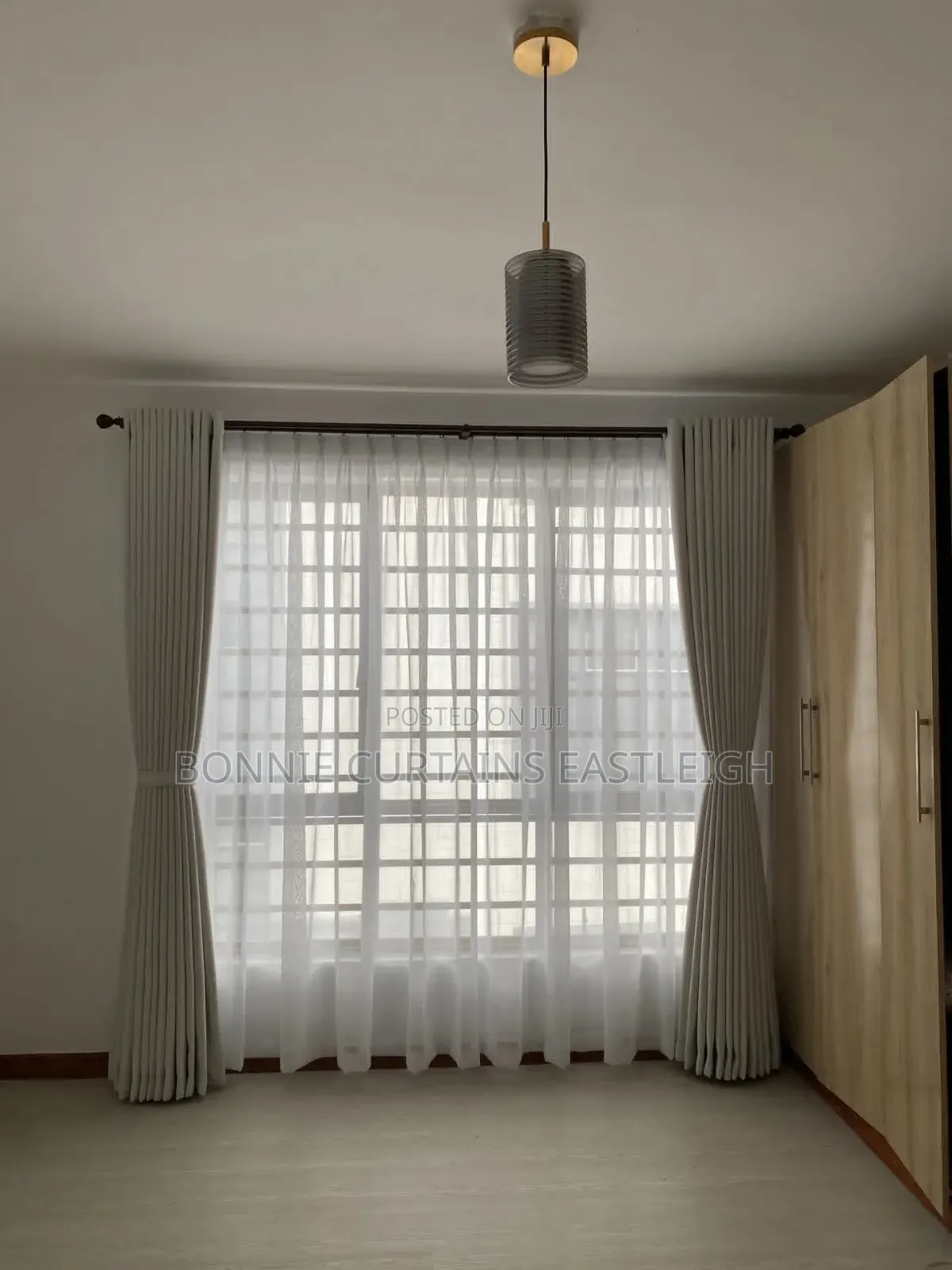 White Curtains With Rings