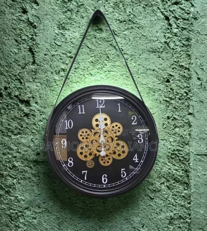 Rotating Moving Gear Wall Clock Capacity:32cm