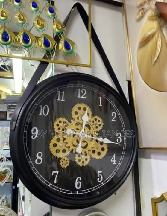 Rotating Moving Gear Wall Clock Capacity:32cm