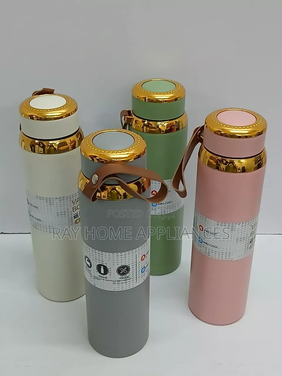800ml Stainless Steel Thermo Cup With Carrying Straps