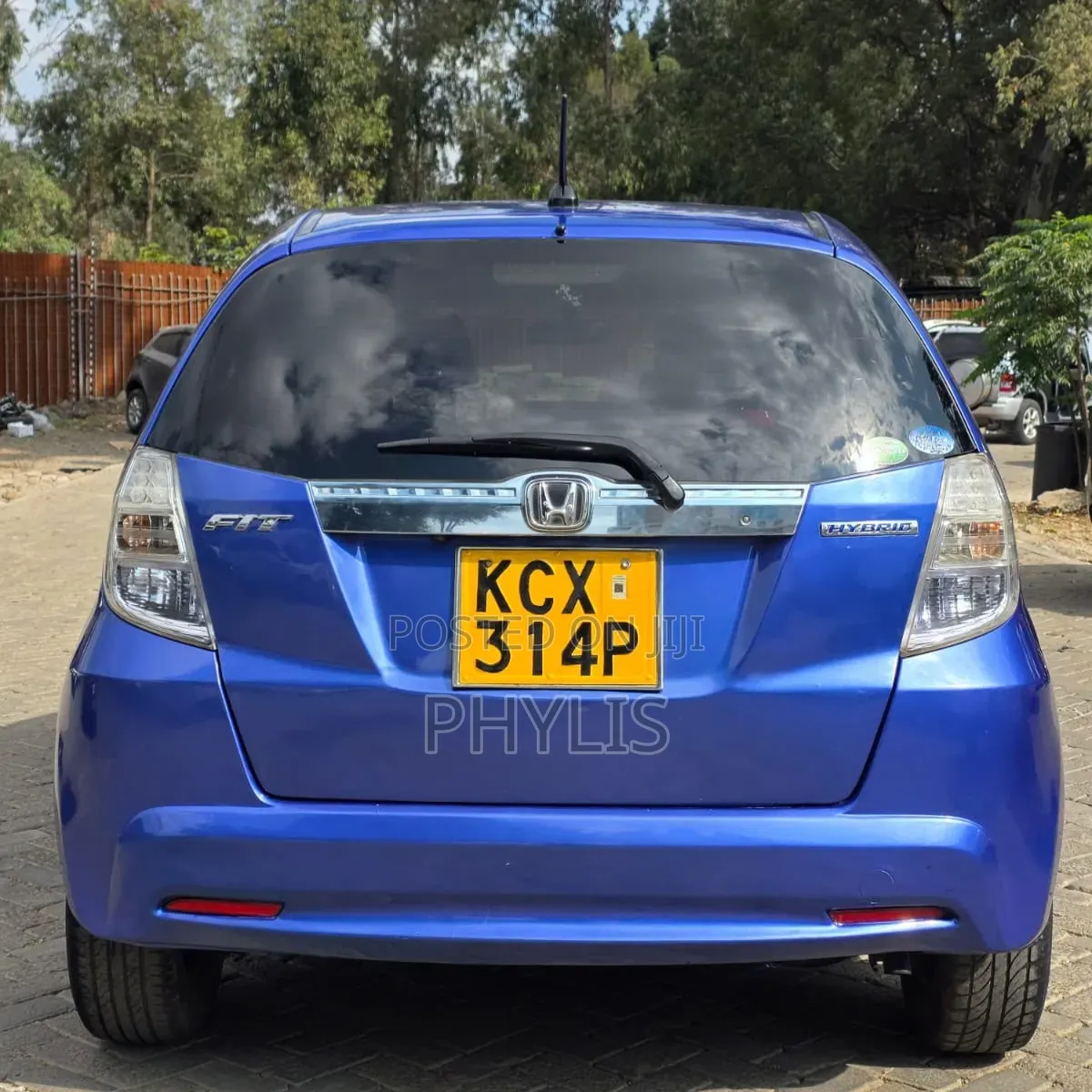 Honda Fit 2012 Blue