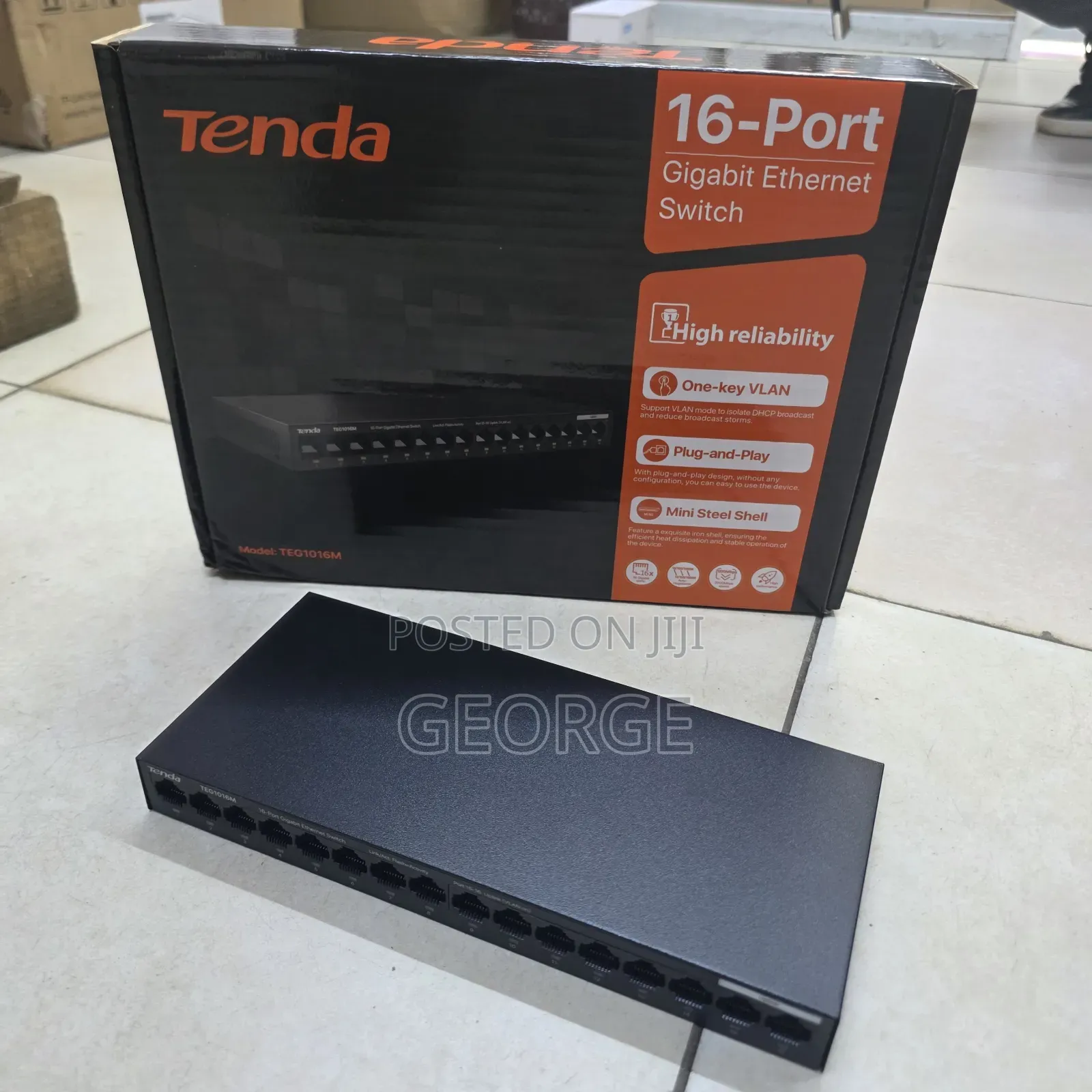 Tenda TEG1016M 16 Port Gigabit Ethernet Network Switch