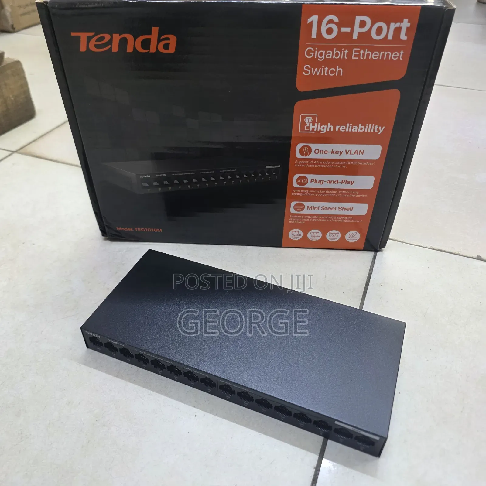 Tenda TEG1016M 16-PortMbps Gigabit Switch