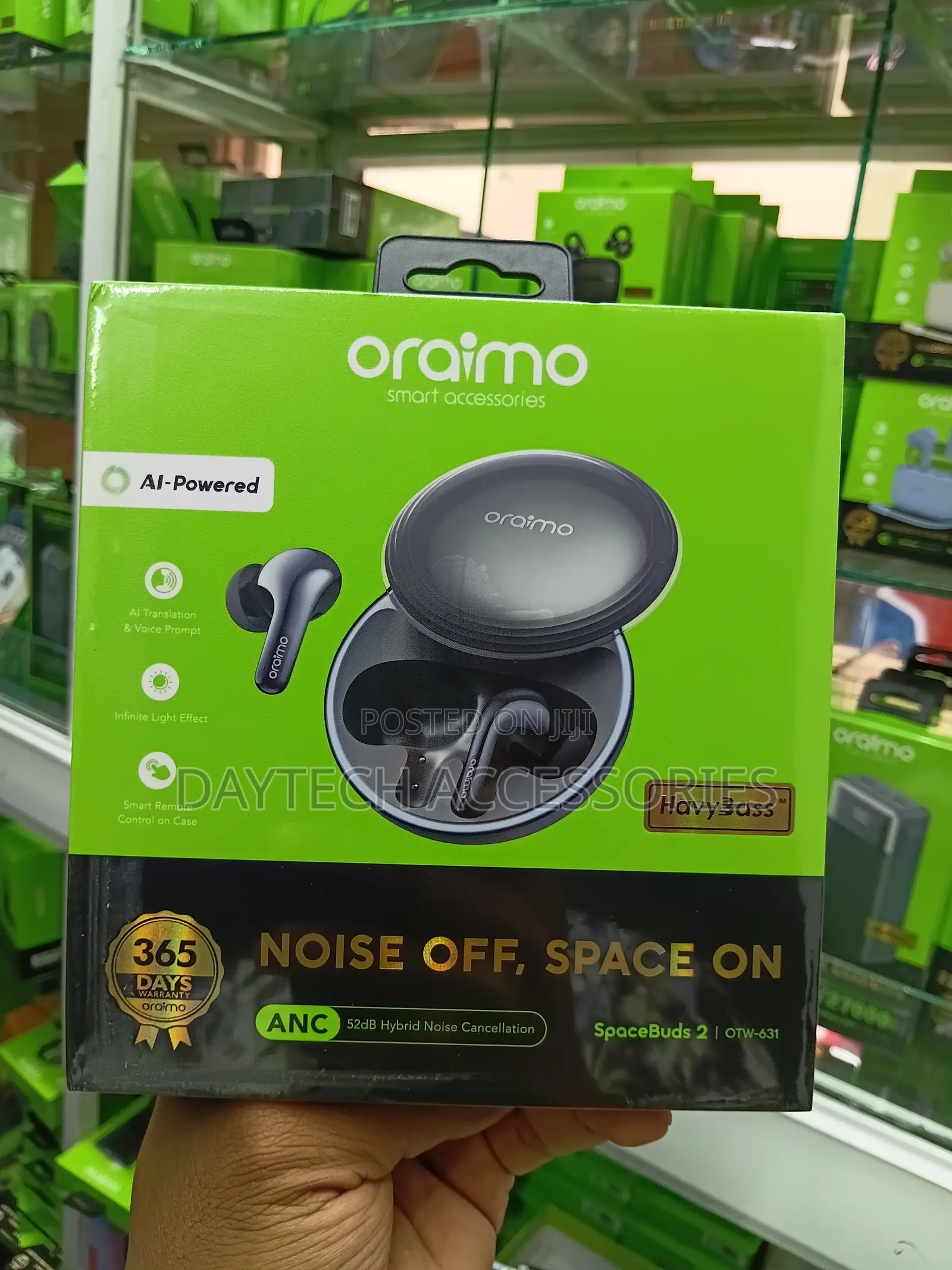 Oraimo SpaceBuds 2 AI Smart 45hrs Playtime True Wireless Earbuds