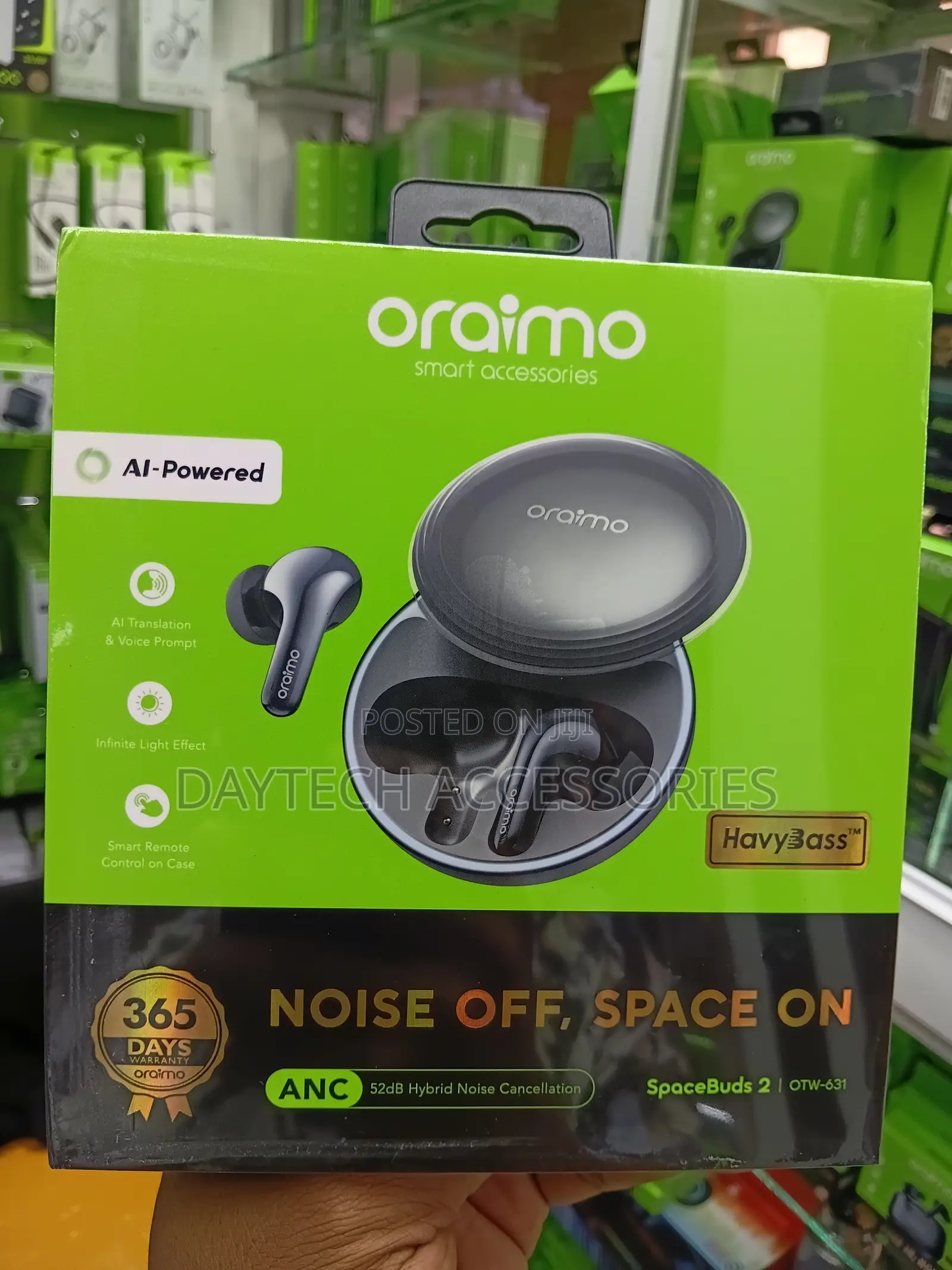 Oraimo Spacebuds 2 Ai Powered Earbuds OTW-631.