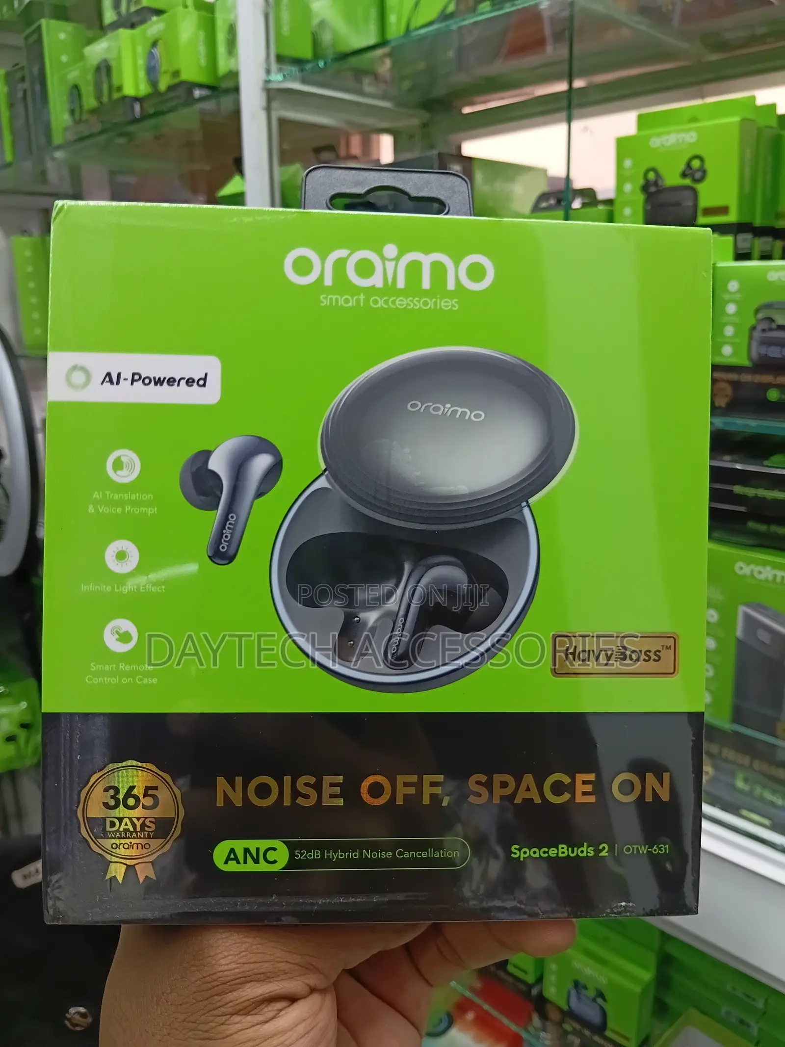 Oraimo Spacebuds 2 Ai Powered Earbuds OTW-631.