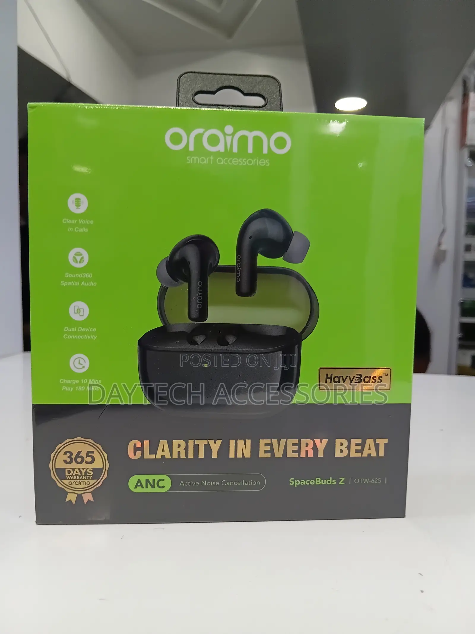 These Are Oraimo SpaceBuds Z Wireless Earbuds.