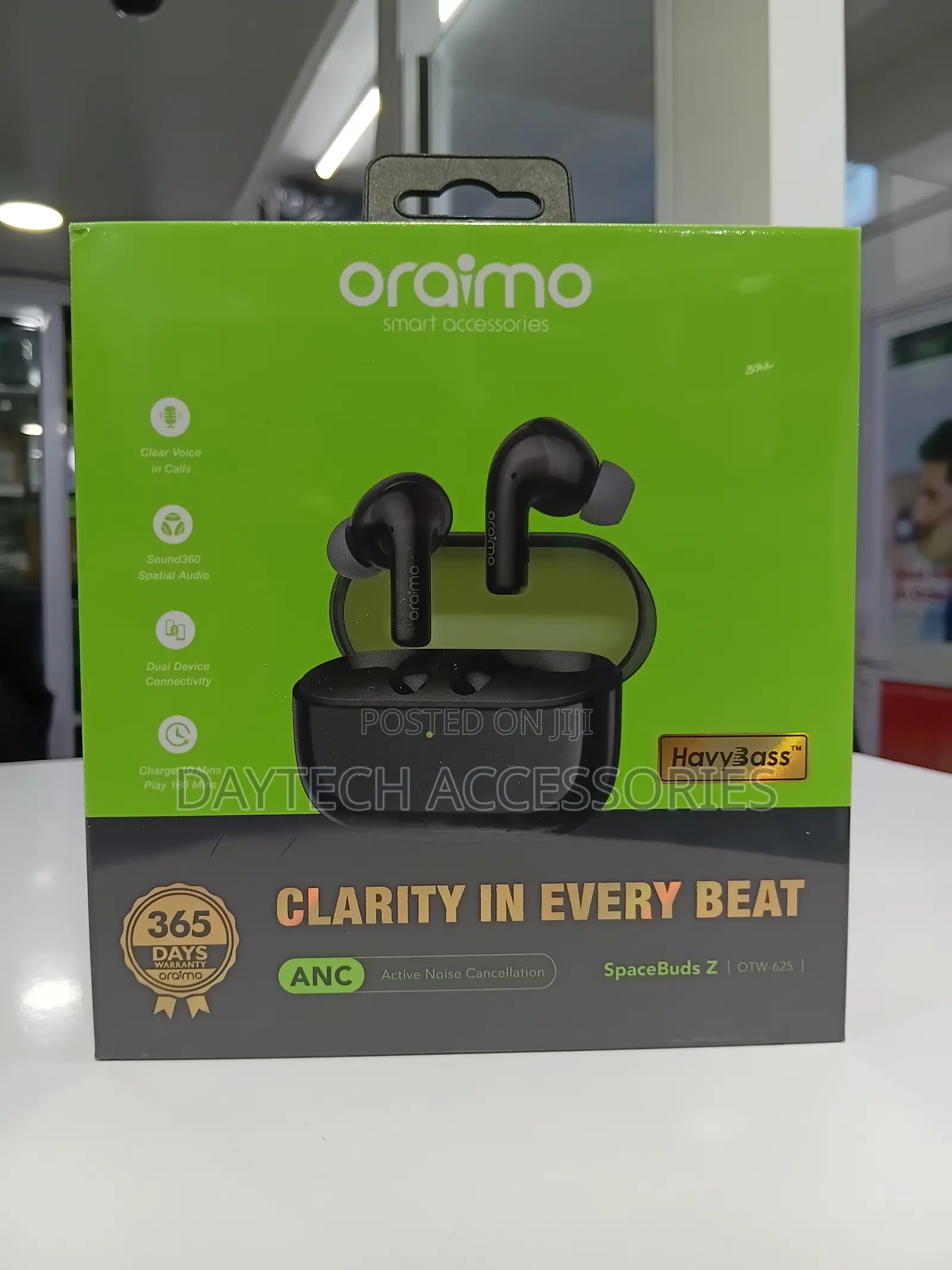 These Are Oraimo SpaceBuds Z Wireless Earbuds.