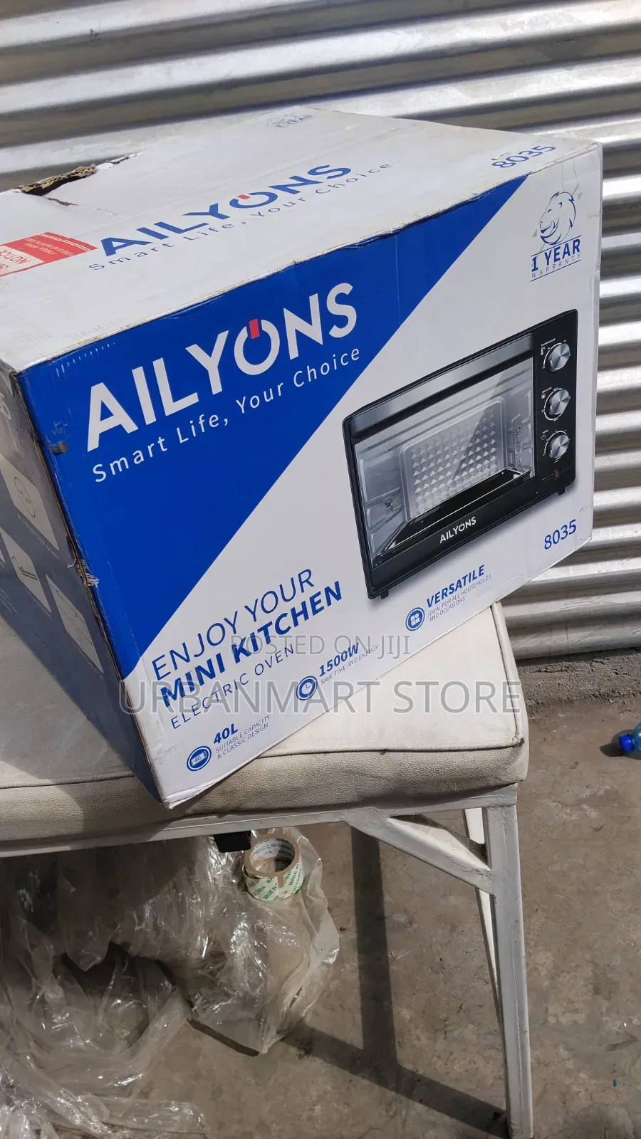 Ailyons 1500W Mini Electric Oven 40L Capacity