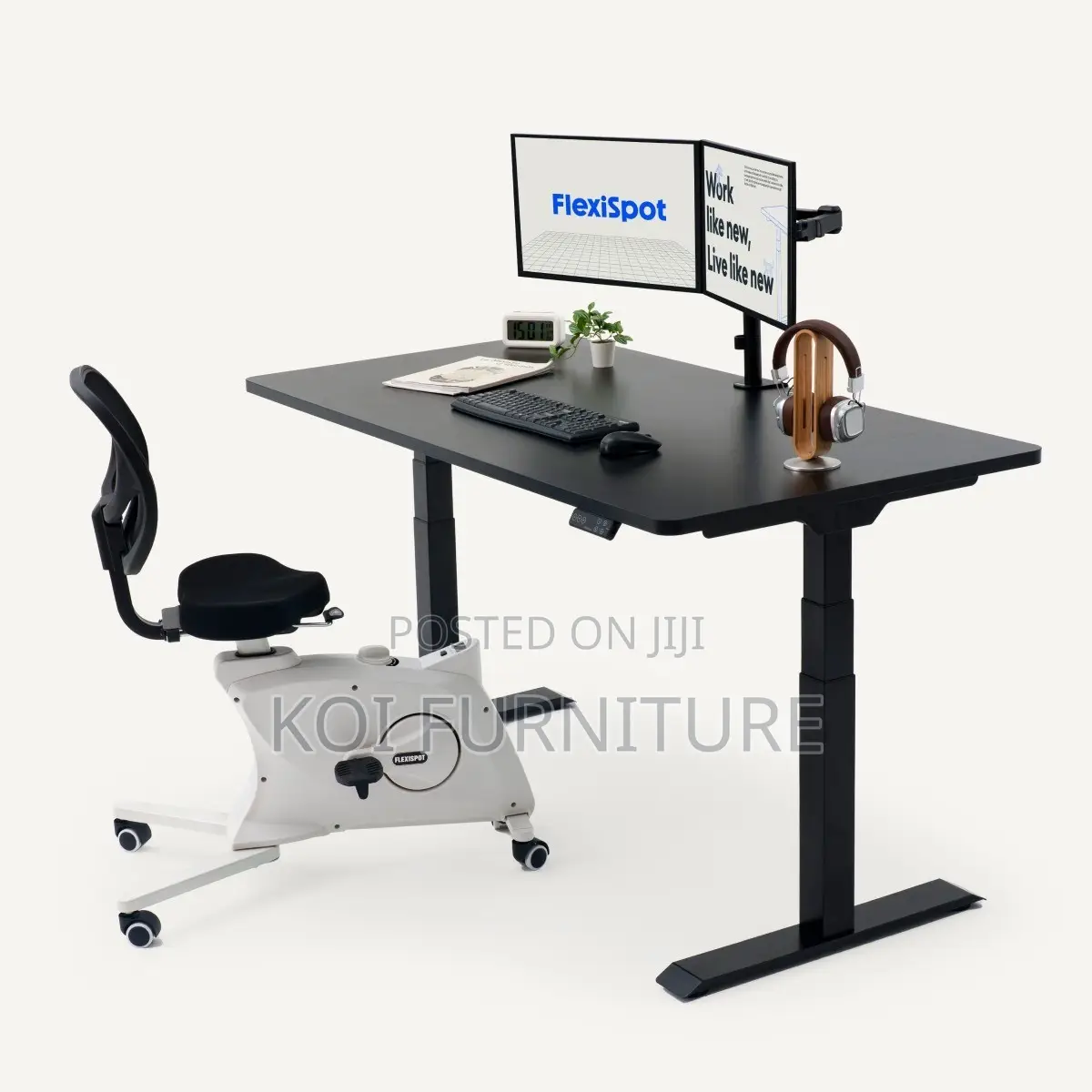 Office Desk; 1200mm Adjustable Top Moving Office Desk