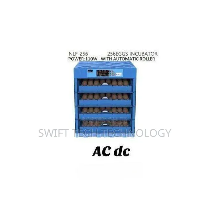 Egg Incubator 256 Eggs Premier AC/DC Incubator Automatic Egg Turning