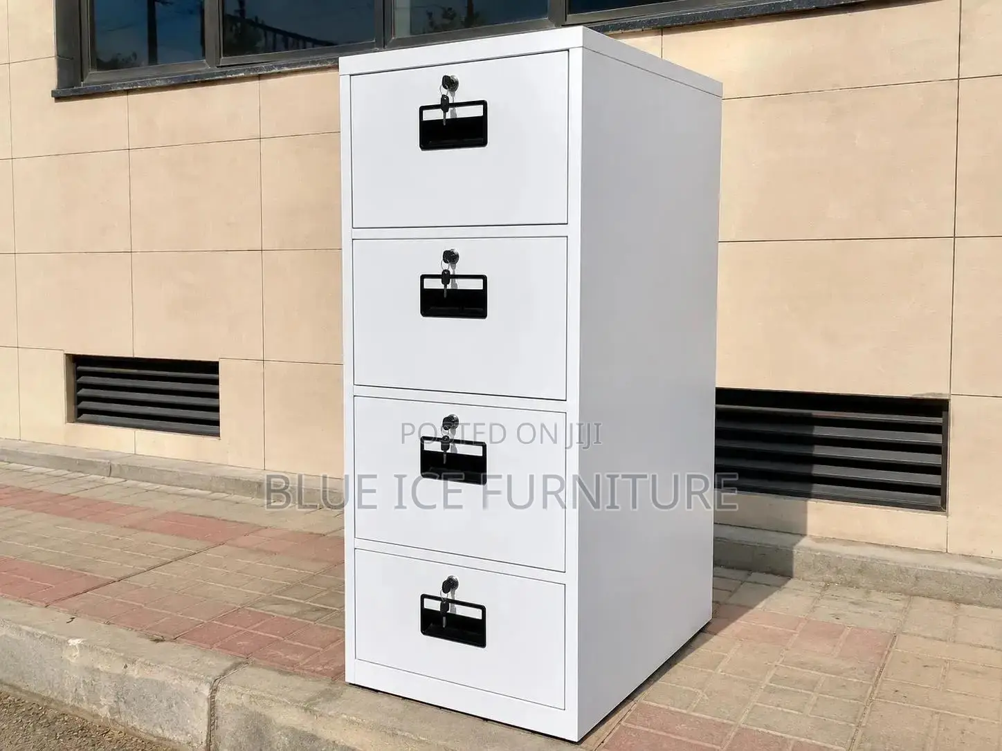 Office Cabinet;4 Drawer Metal Filing Cabinet With Lock - Multiple Key