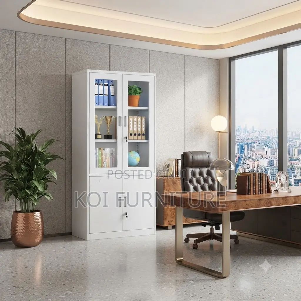 Office Cabinet; Two Doors Home Office File Storage Steel Cabinets