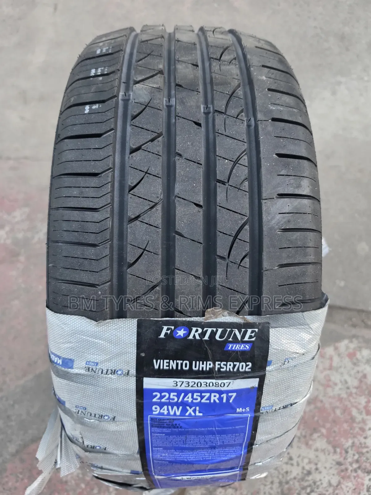 225 /45 R17 Fortune Tires.