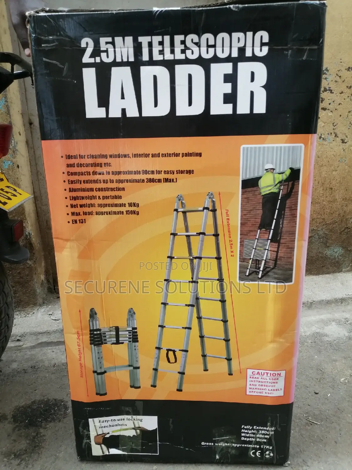 5meters Double Telescopic Ladder
