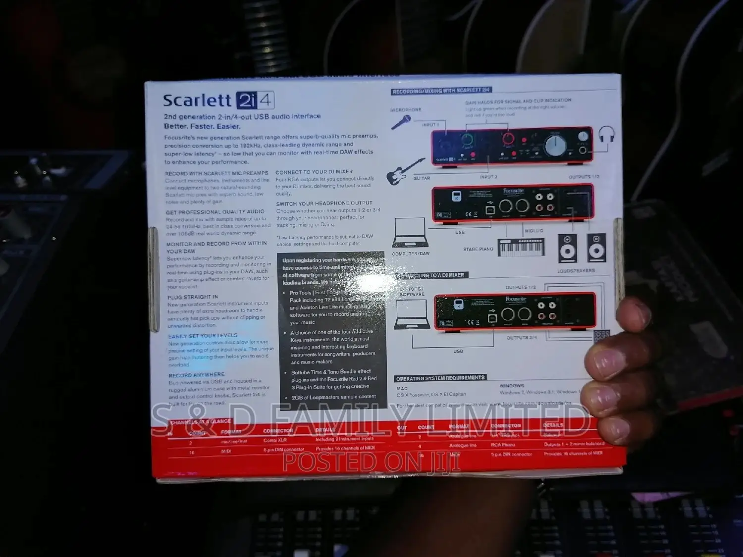 Focusrite Scarlett 2i4 (2nd Gen) Usb Audio