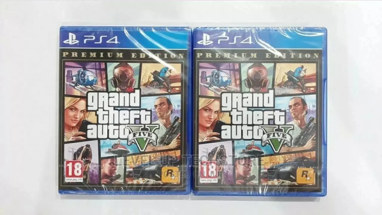Grand Theft Auto v (GTA 5) Premium Edition Ps4 - New Sealed