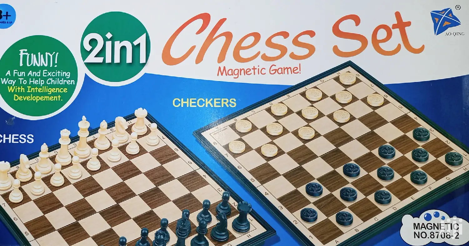 2 in 1 Chess Checkers