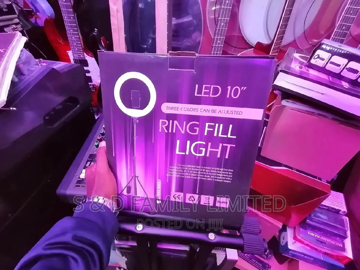 LED 10 Inch Ring Fill Light For Live Recording