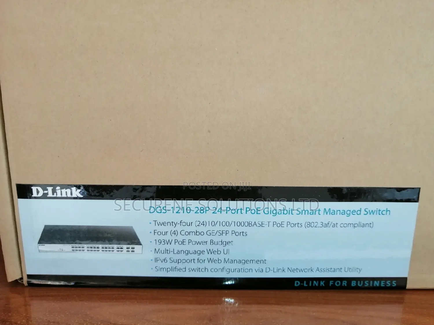 Dlink DGS-1210-28P 24 Ports Poe + 4 Gigabit SFP Port Switch