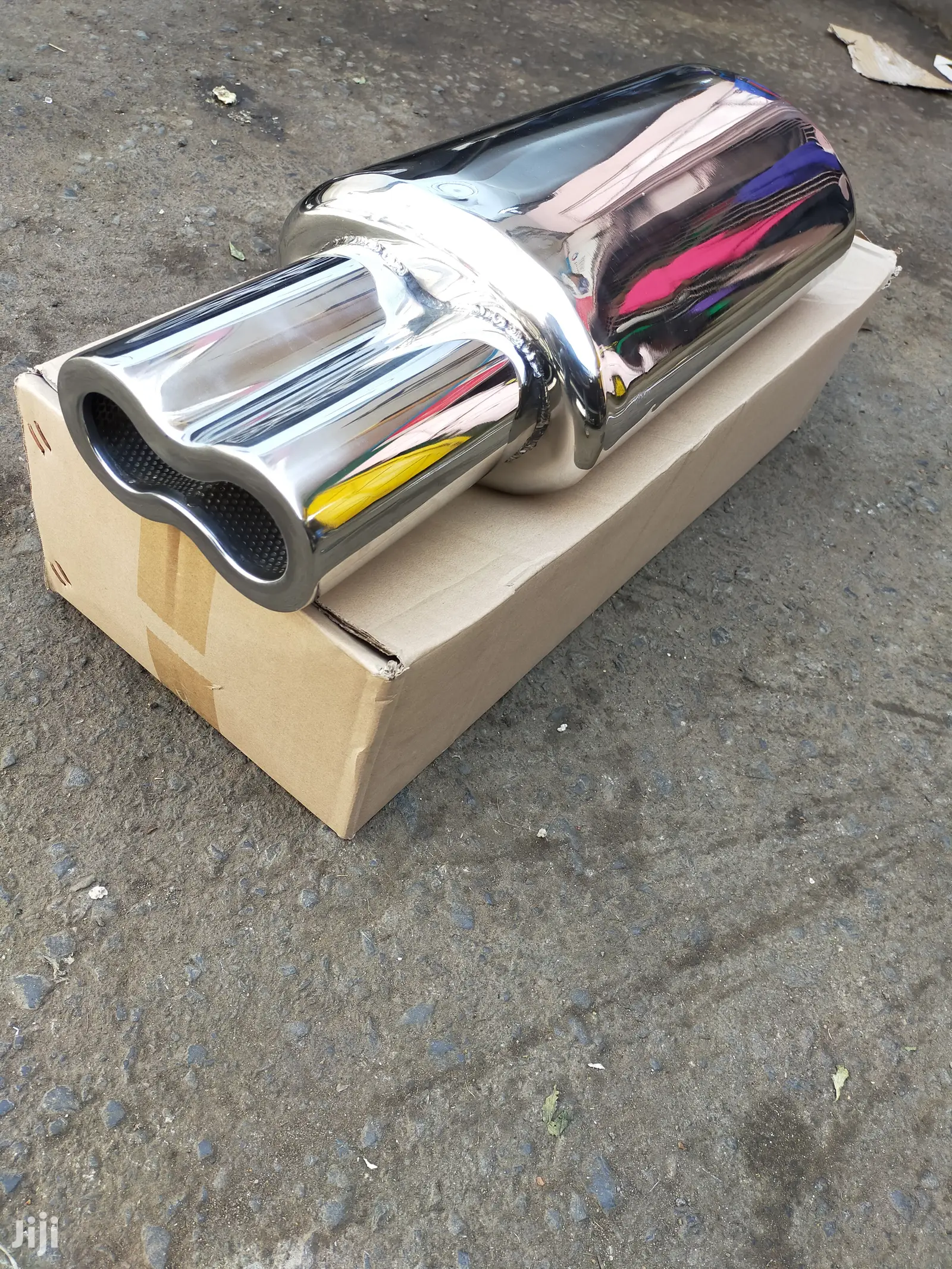 Exhaust Muffler Superpowerful Chrome