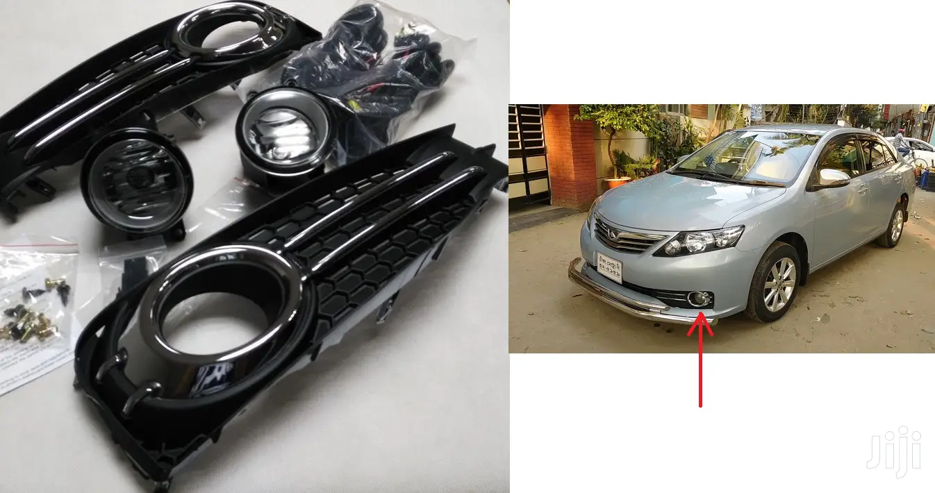 Toyota Allion: A20: Yr2010+: Fog Ligh Set With Chrome Covers