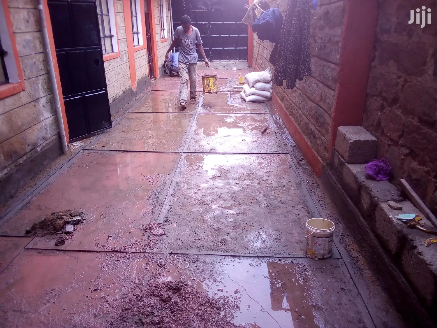 Terrazzo Fixing,Setting Out,Polishing And Cleaning