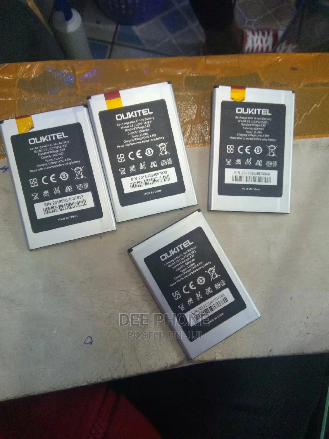 Oukitel Phone Batteries.