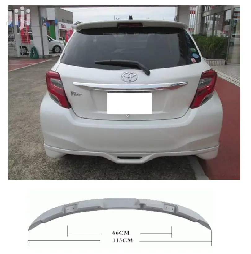 Ncp31: Toyota Vitz: Yr2013+ Rear Abs Roof Spoiler (Jewela)