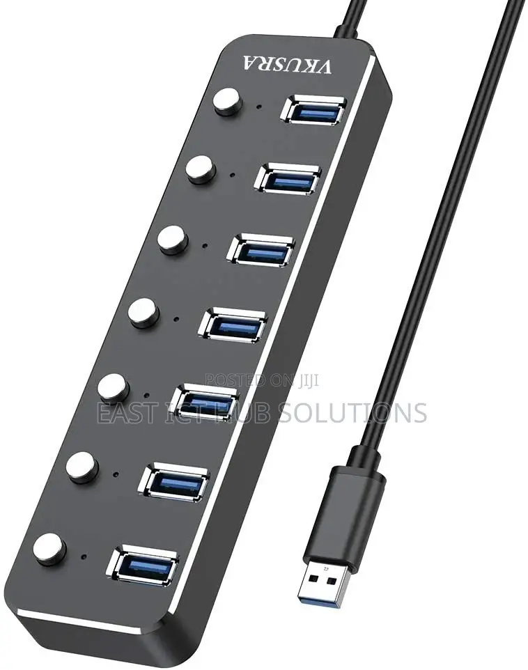 USB Hub 2.0, VKUSRA Ultra Slim 7 Ports Extension Data Hub Wi
