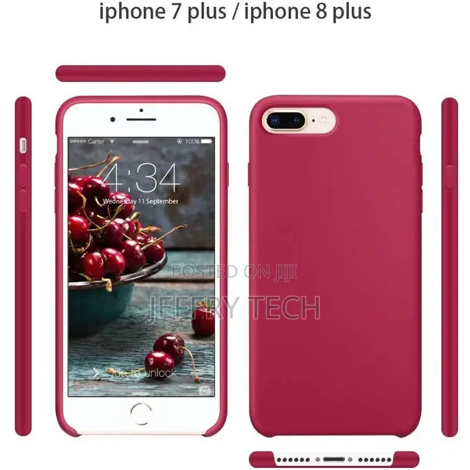 Silicone Protective Back Cover for Apple iPhone 7/8 Plus
