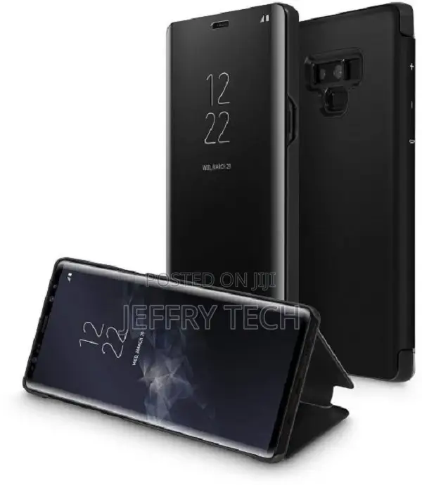 Samsung Galaxy Note 9 Mirror Case Clear View Flip Cover