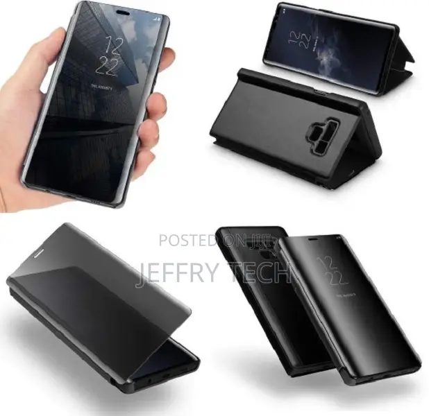 Samsung Galaxy Note 9 Mirror Case Clear View Flip Cover